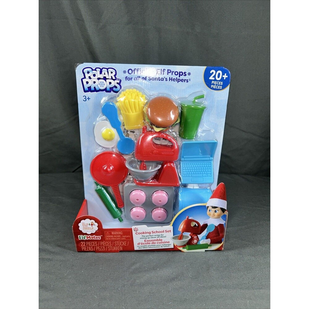 Elf on the Shelf Polar Props Cooking School Set 22 pcs Scenes Fun Kids NEW!